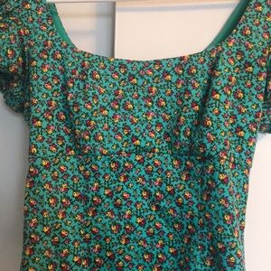 Betsey Johnson Floral Corset Dress